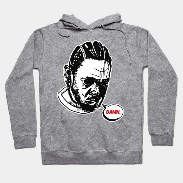 Kendrick DAMN Hoodie by sketchnkustom